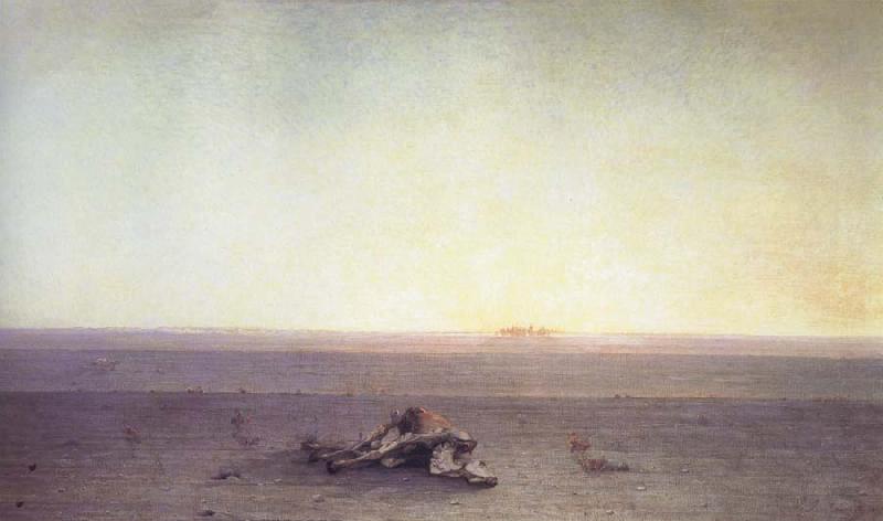 Gustave Guillaumet The Sahara Sweden oil painting art